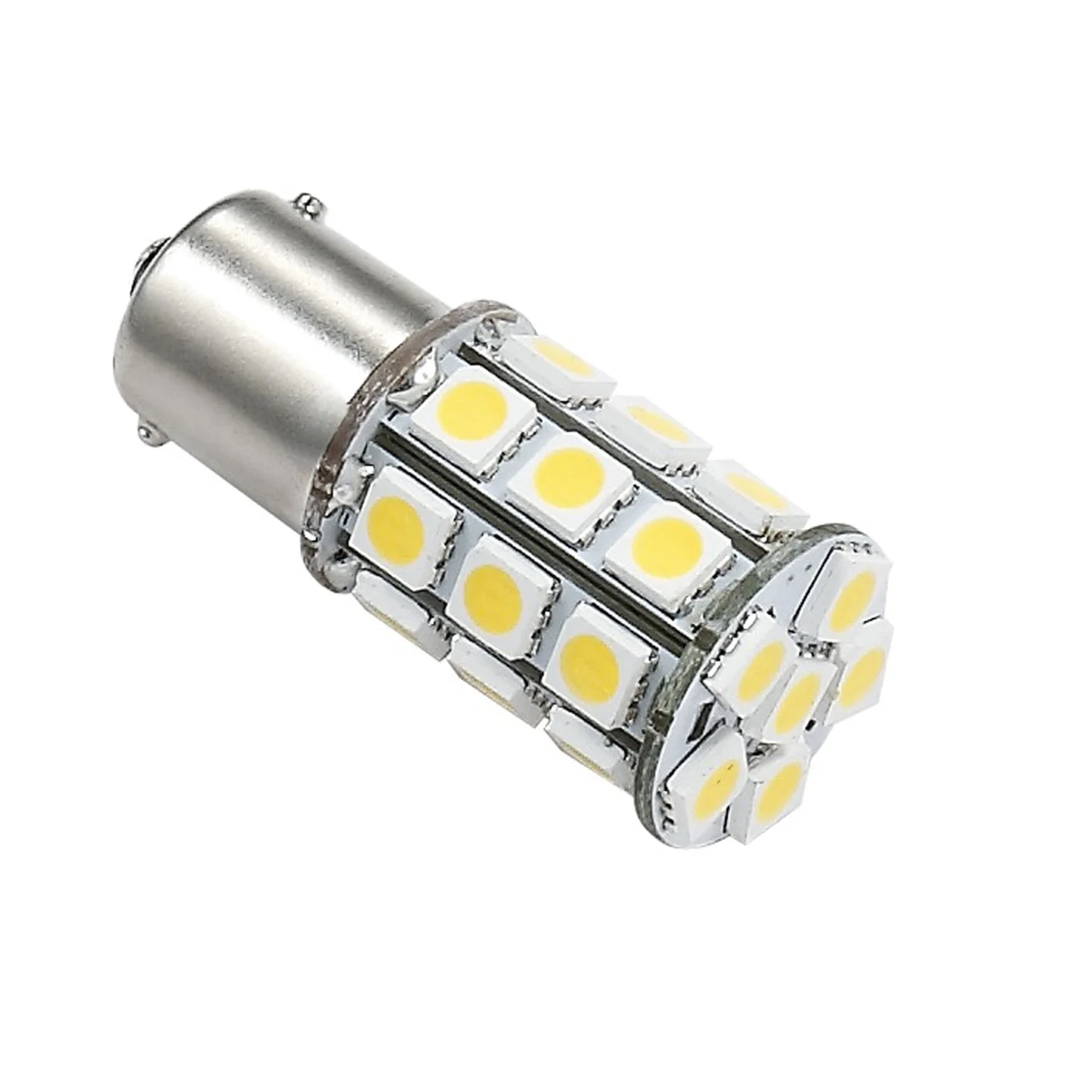 Ming's Mark 25001V Green LongLife 12V LED Tower Light Bulb with 1156/1141 Base - 250 Lumens, Warm White - 25001V