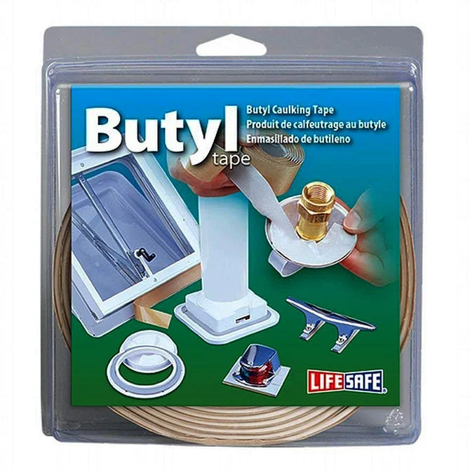 Incom Butyl Caulking Tape 3/4" x 1/8" x 20 Ft., Gray