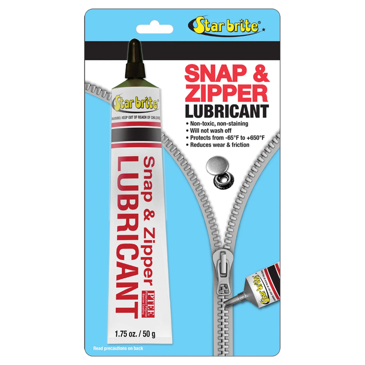 Star brite 089102 Snap and Zipper Lubricant - 2 oz. - 89102