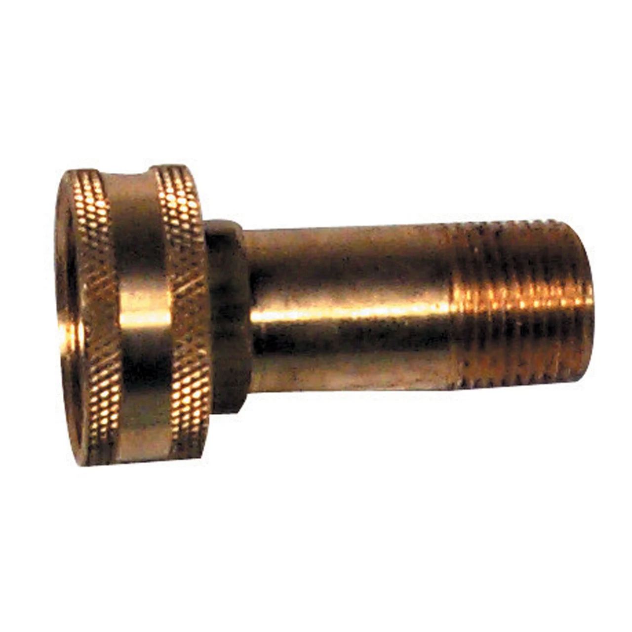 Midland Metal 30-048 Swivel Water Inlet Brass Fitting - 3/4 in. FGH x 3/8 in. MPT - 30-048