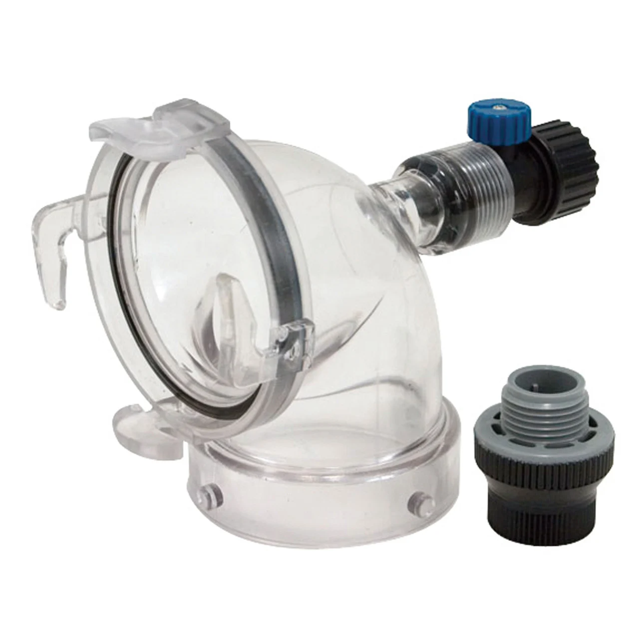 Valterra F02-4110 RV Hydroflush - 90°, Clear - FO2-4110