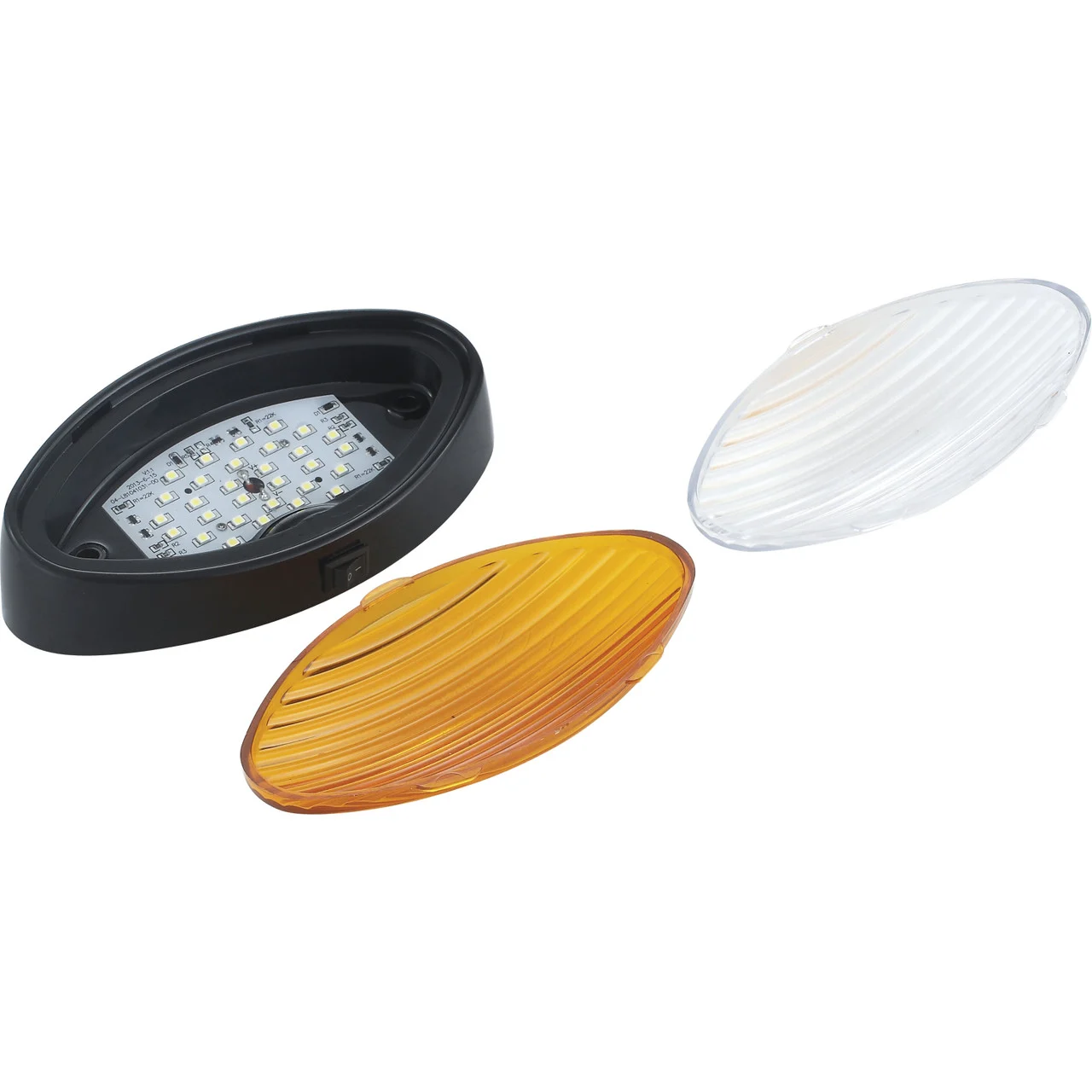 Ming's Mark 9090131 Green LongLife 12V LED Oval Porch Light with Switch - Black - 9090131