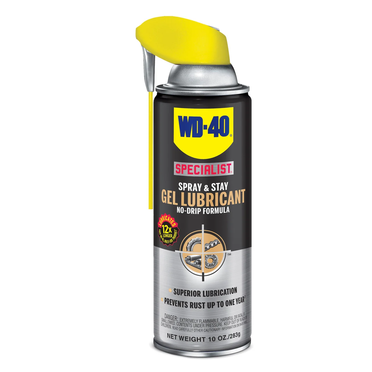 WD40 Company 300103 Specialist Gel Lube Spray & Stay - 10 oz. - 300103