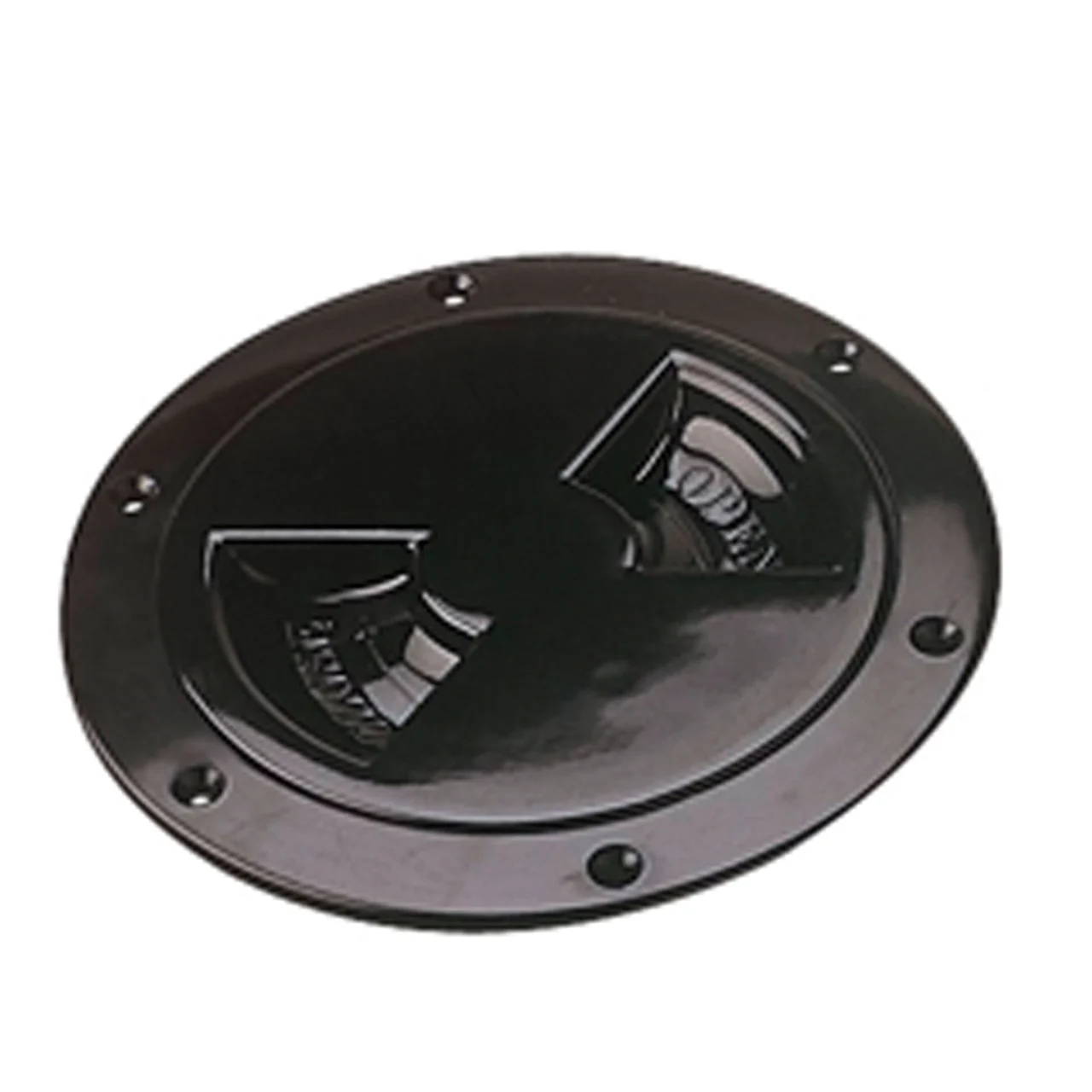 Sea-Dog 337165-1 Screw-Out Deck Plate - 6.5", Black - 337165-1