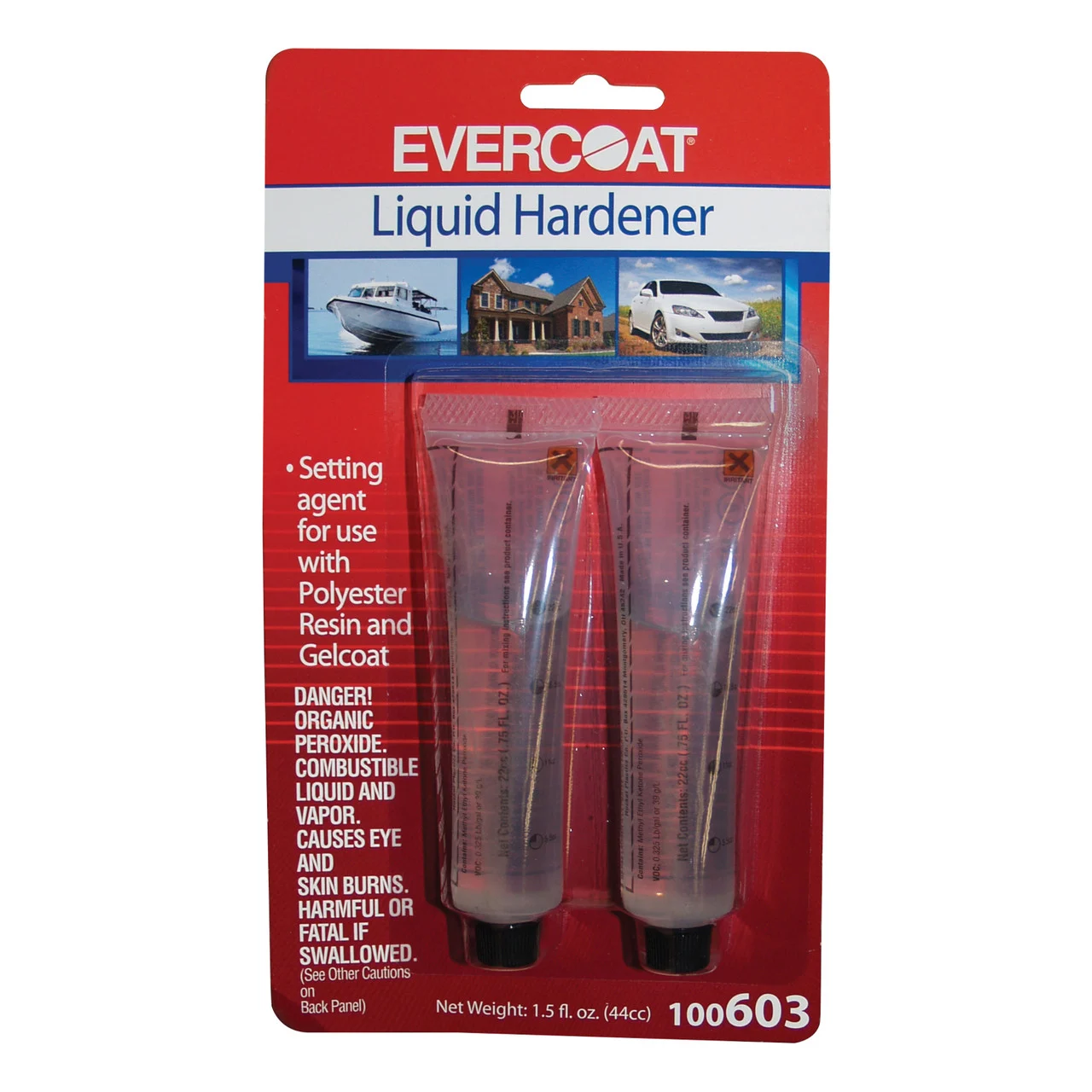 Evercoat 100603 Liquid Hardener - 40 CC For Gallon - 100603