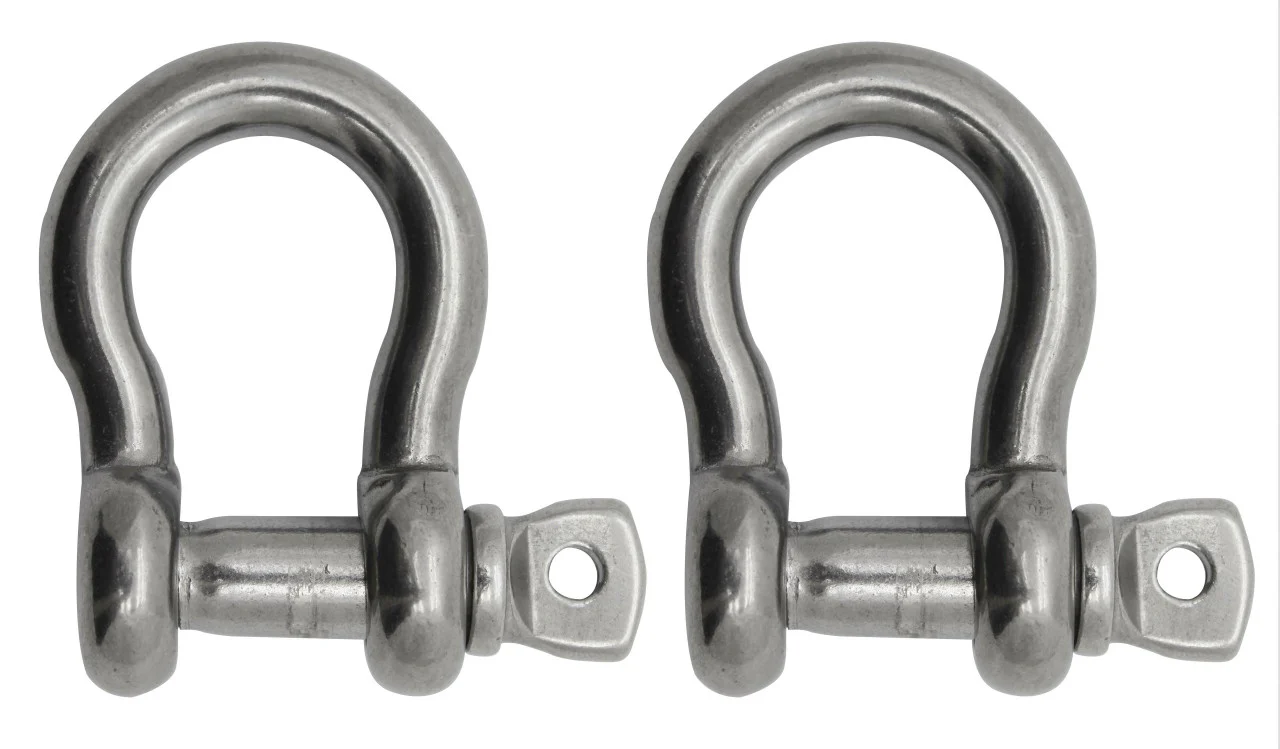 Extreme Max 3006.8333.2 BoatTector Stainless Steel Anchor Shackle - 7/8", 2-Pack - 3006.8333.2