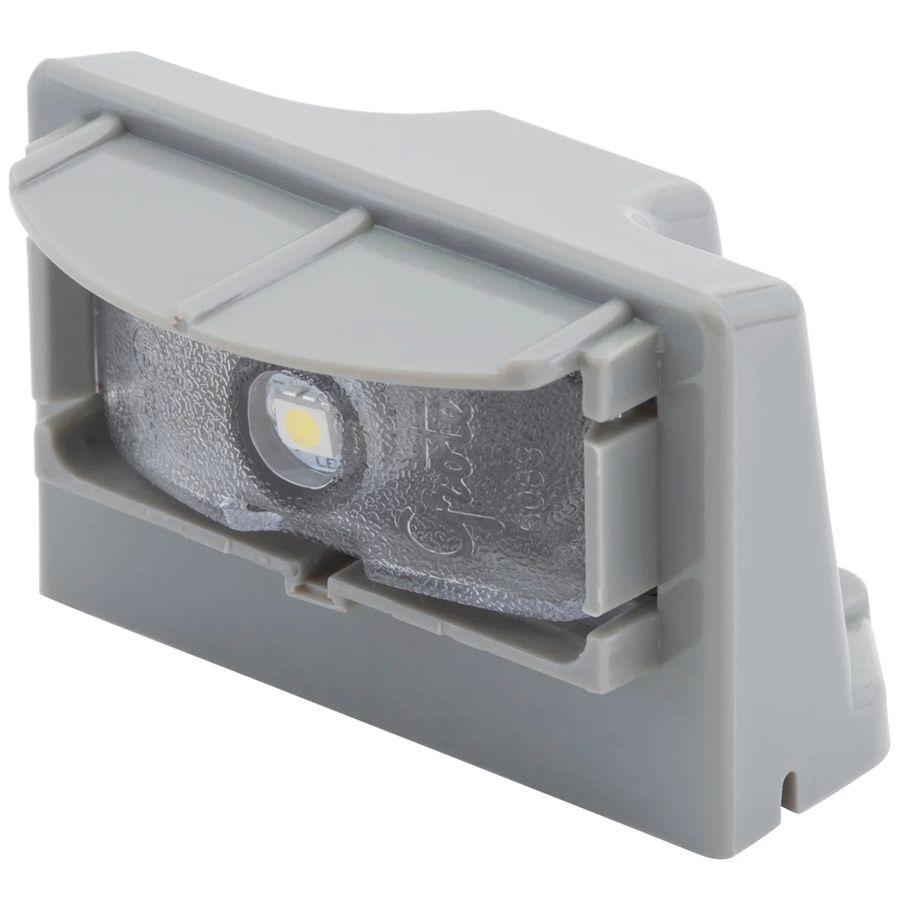 Grote 60681 Micronova Multi-volt Led License Light - Vertical Mount, Gray - 60681