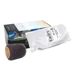 Kiwigrip 1 Liter Pouch - Grey W/4" Roller