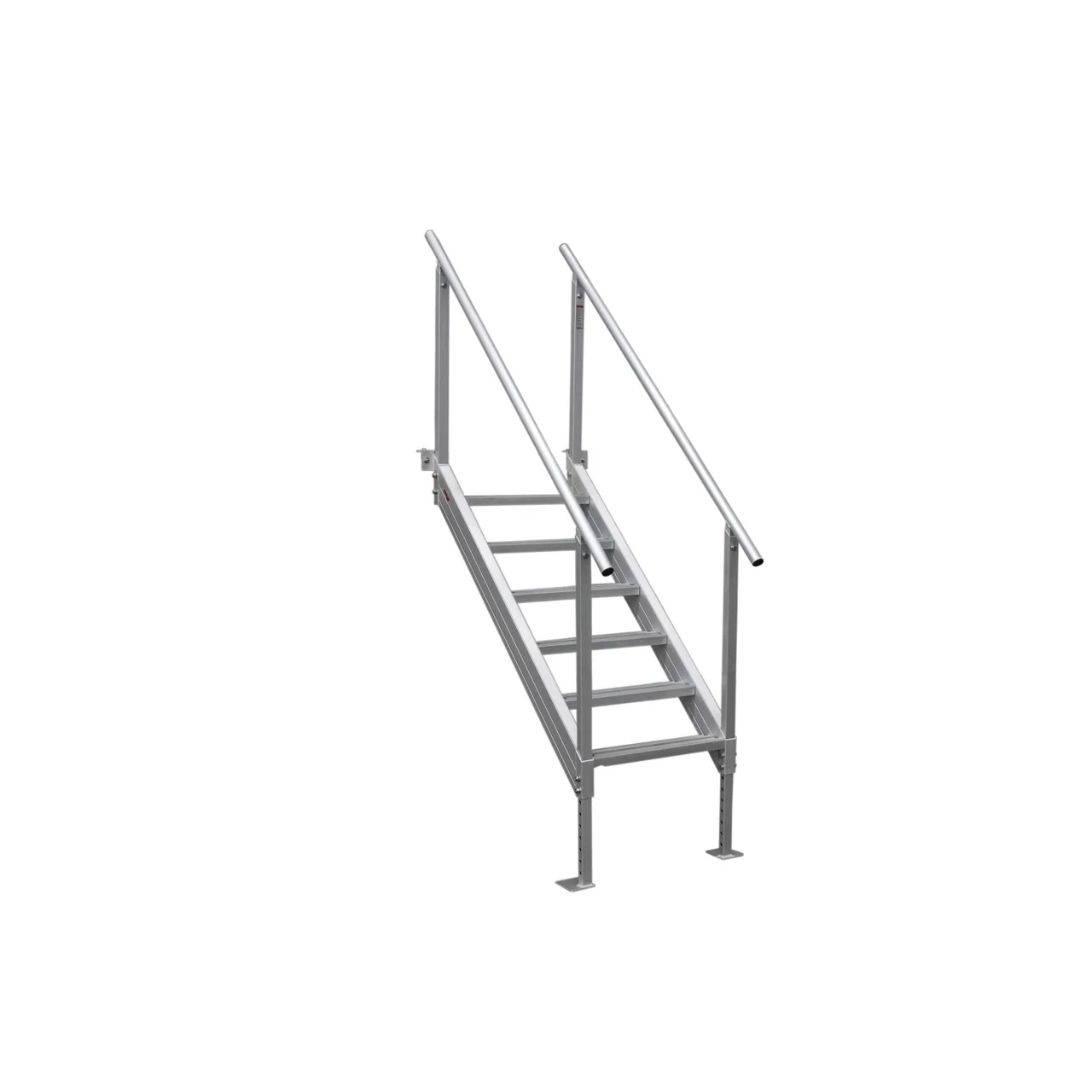 Extreme Max 3005.3846 Universal Mount Aluminum Dock Stair - 6-Step - 3005.3846