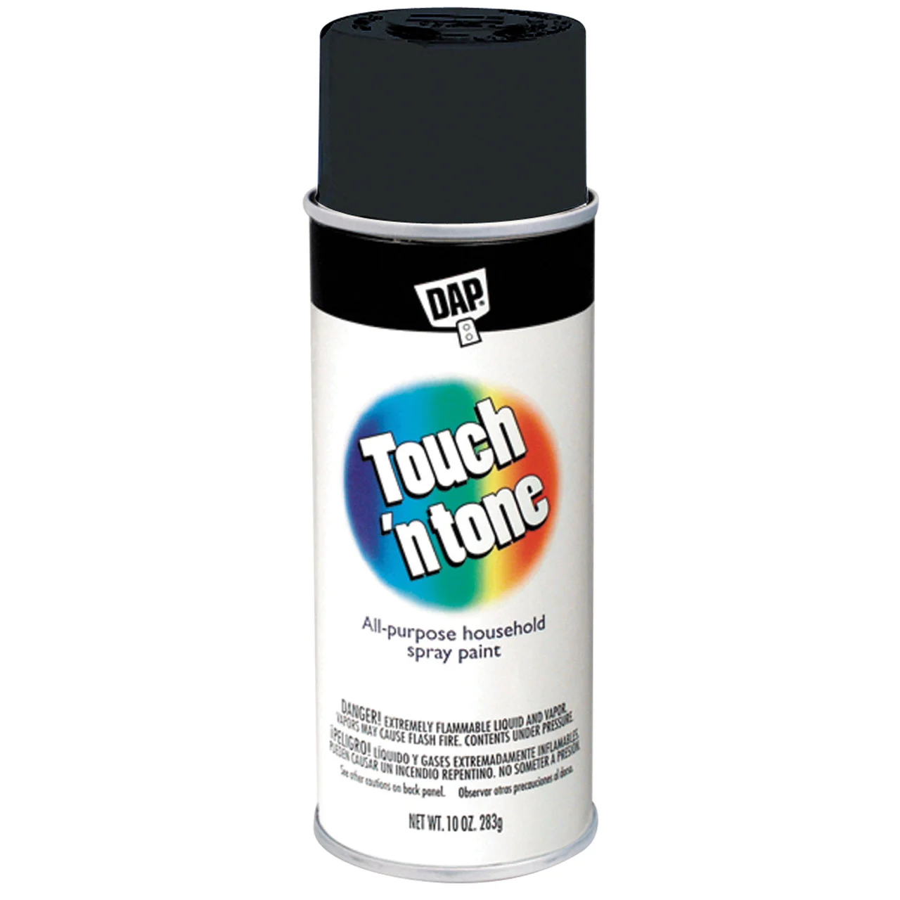 AP Products 003-55275 Touch-N-Tone Spray Paint - Flat Black - 003-55275