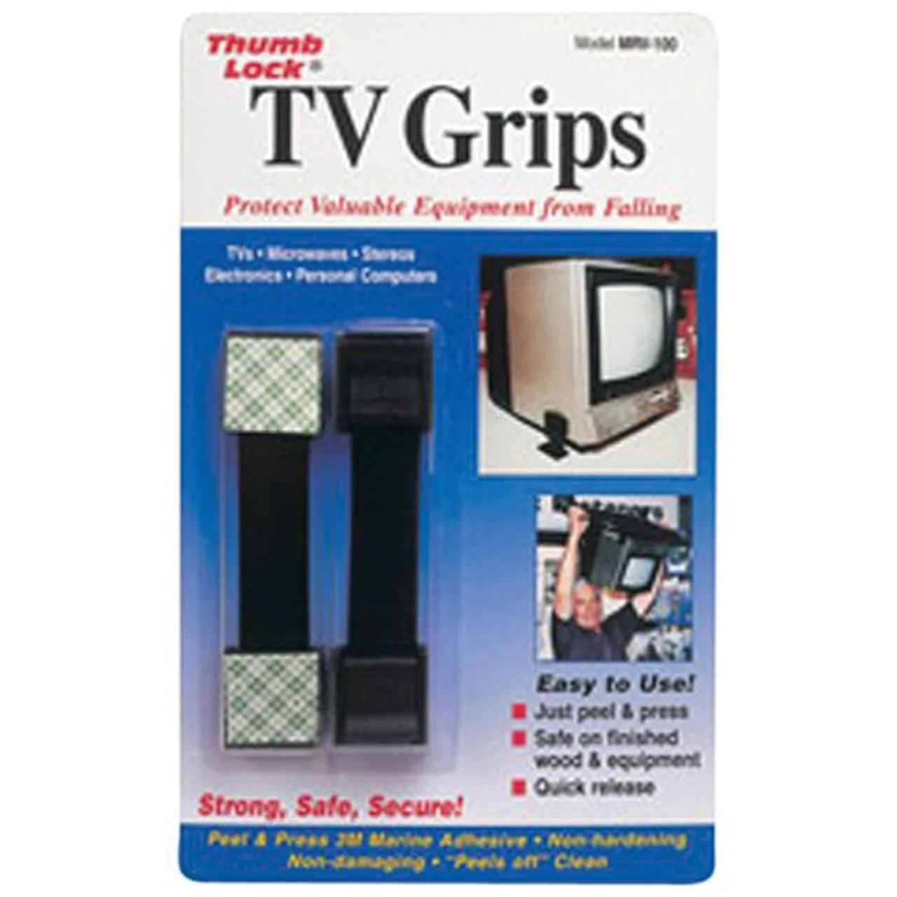 Ready America MRV-100BK TV Grips - Black - MRV-100BK