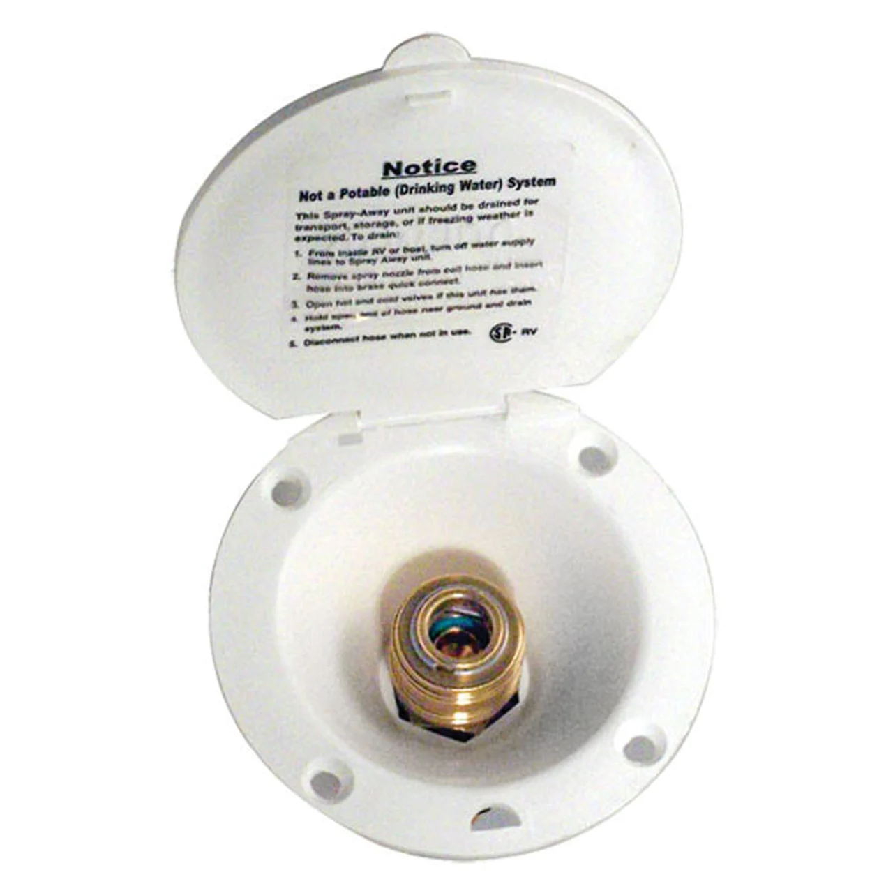 Phoenix Faucets by Valterra PF147005 Quick Connect Valve - White - PF147005