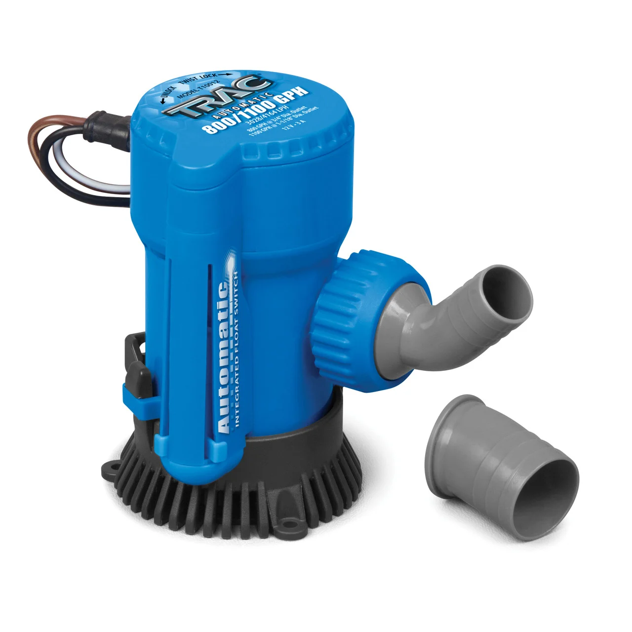 TRAC Outdoors T10012 800/1100GPH Automatic Bilge Pump - 69311