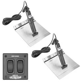 Lectrotab Xka Aluminum Alloy Trim Tab Kit W/Rocker Switch - 9 X 12