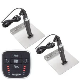 Lectrotab Xka Stainless Steel Trim Tab Kit W/Mlc-1 Control - 9 X 9
