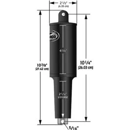 Lenco 12v 1-1/4" Stroke 5 Lobe Actuator - 5/16" - 3/8"
