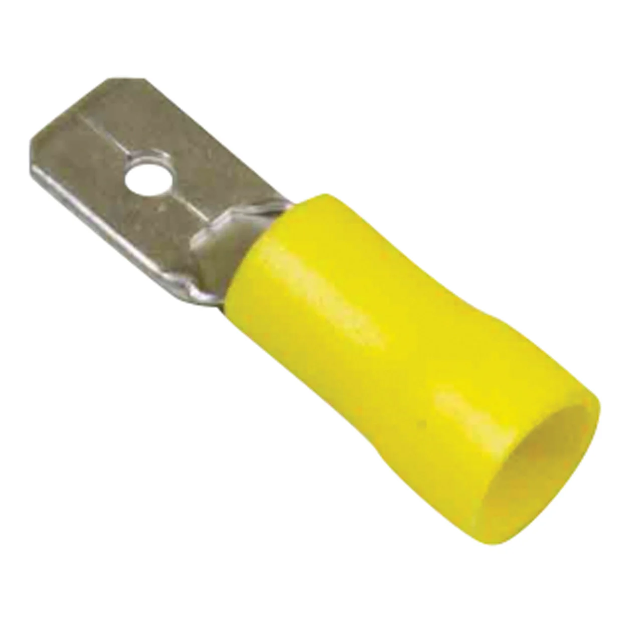 WirthCo 80829 Vinyl Quick Disconnect, Male - 0.250 Tab, 12-10 AWG, Pack of 25 - 80829