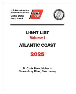 USCG Light List I 2025 LL125