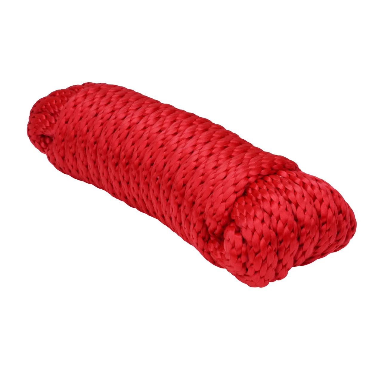 Extreme Max 3008.0103 Solid Braid MFP Utility Rope - 1/4" x 50', Red - 3008.0103