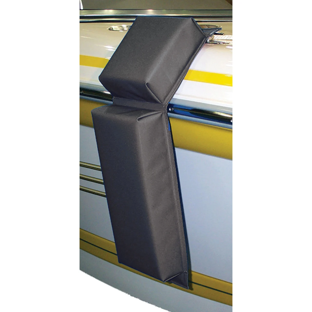 Airhead HH-1CB HULL HUGR Contour Fender - 24" x 6" 2.5", Black - HH-1CB