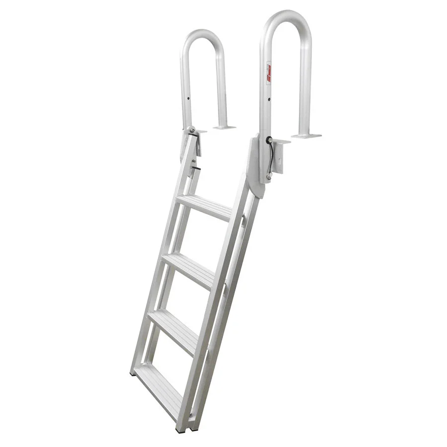 Extreme Max 3005.4227 Slanted Flip-Up Dock Ladder - 4-Step - 3005.4227