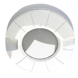 Lumitec Aurora Led Dome Light - White & Red Output - Flush Mount