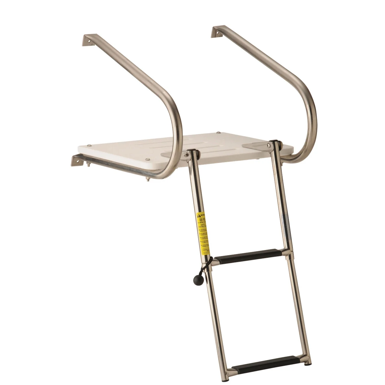Garelick 19547 Transom Platform with Telescoping Ladder - 19547
