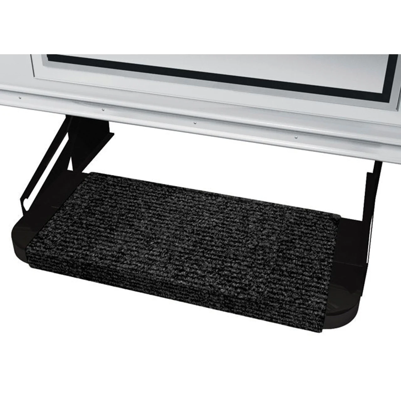 Prest-O-Fit 2-0314 Outrigger RV Step Rug - 18" Straight, Black Onyx - 2-0314