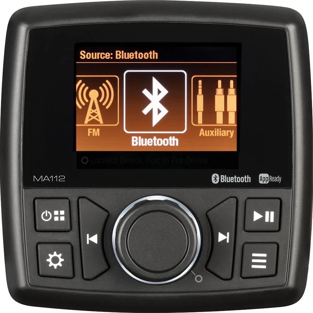 Marine Audio MA112 Stereo Head Unit - AM/FM/BT