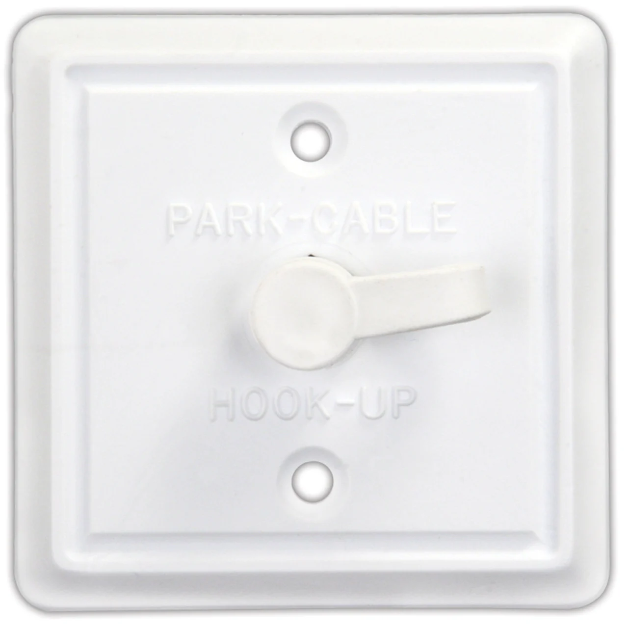 JR Products 47795 Square Cable TV Plate - 47795
