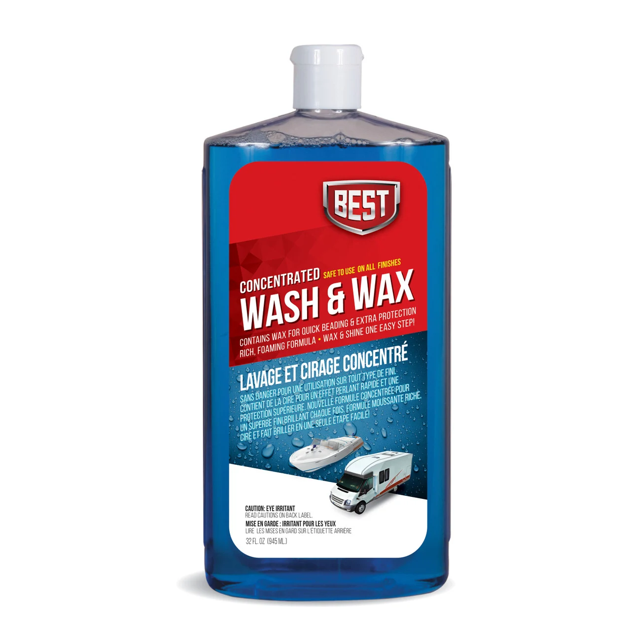 B.E.S.T. 60032 Wash and Wax Concentrate - 32 oz. - 60032
