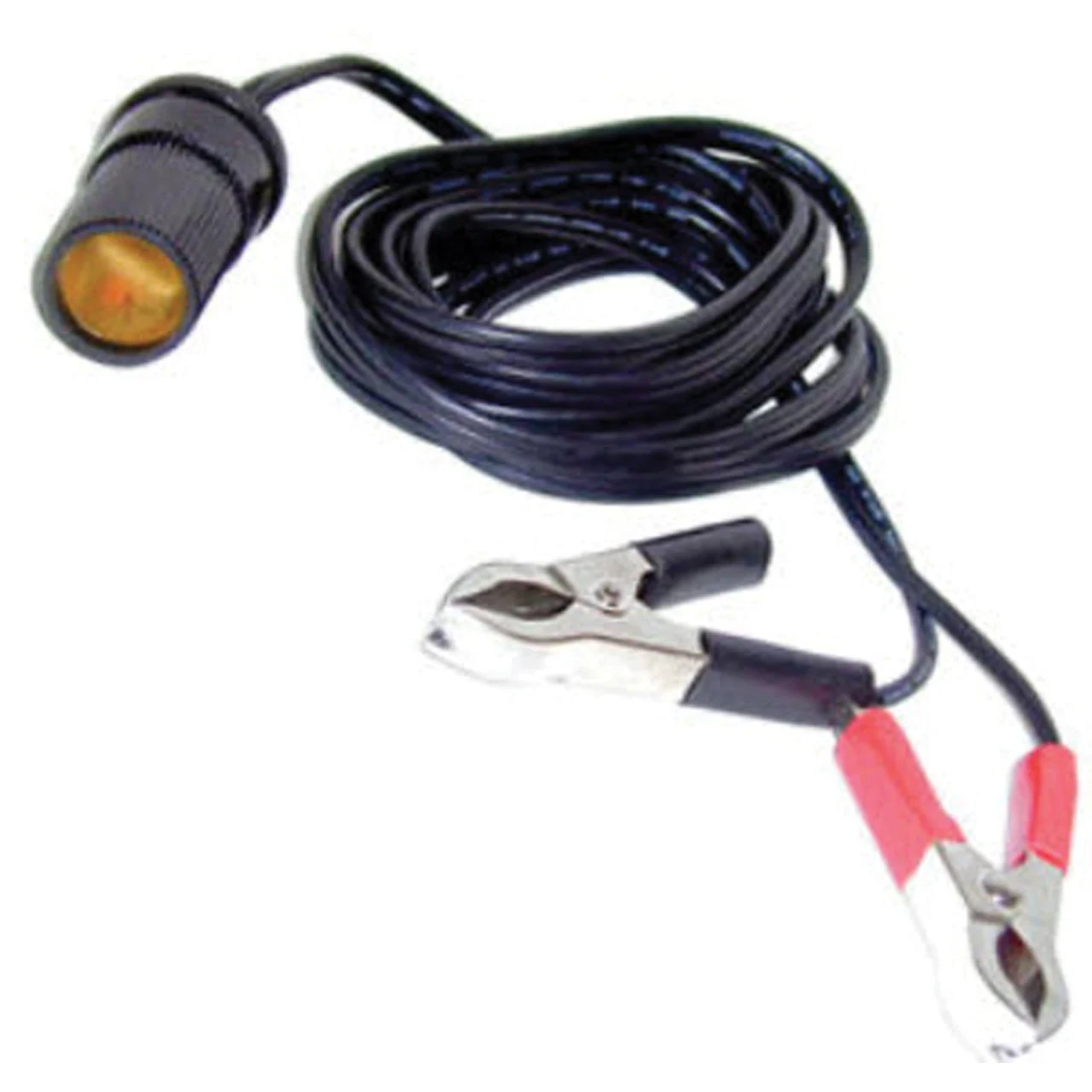 Prime Products 08-0915 12 Volt Extension Cord with Battery Clips - 10' - 08-0915