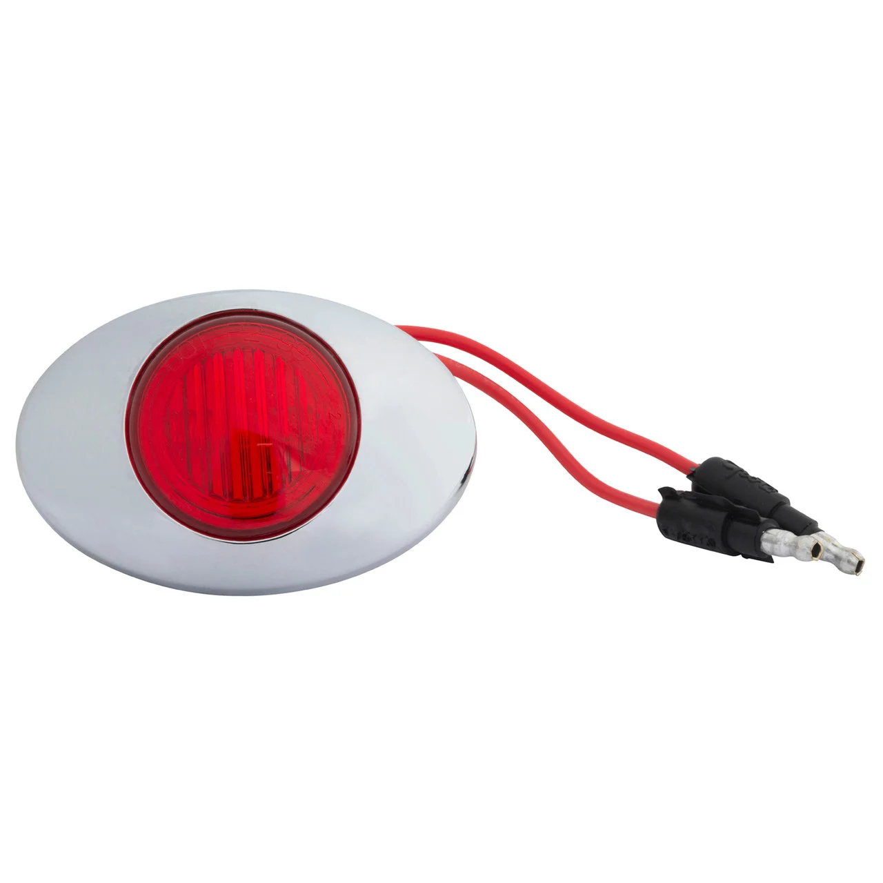 Grote 45772 M3 Series Led Clearance Marker Light With Bezel - .180 Molded Bullet, Red - 45772