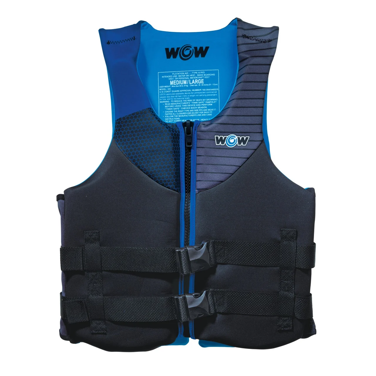 Wow 23-wlv-4824 The Feel Good Evoprene Life Vest - Large/x-large, Blue - 23-WLV-4824