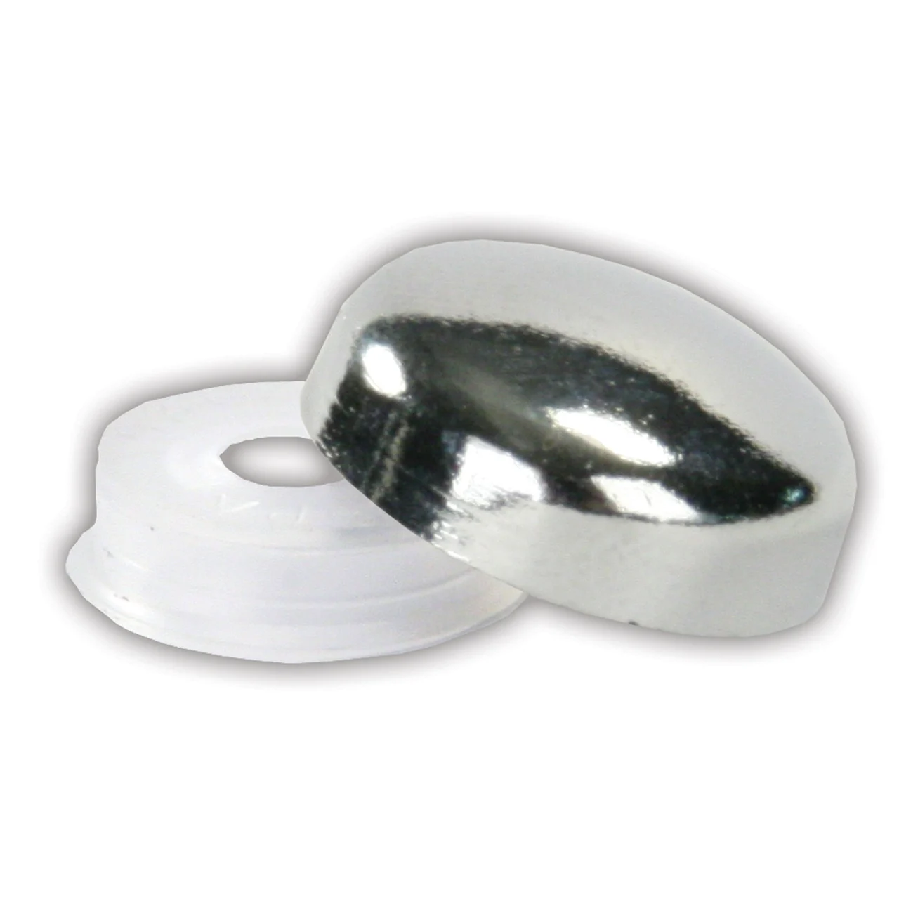 JR Products 20405 Screw Covers, Pack of 14 - Chrome - 20405