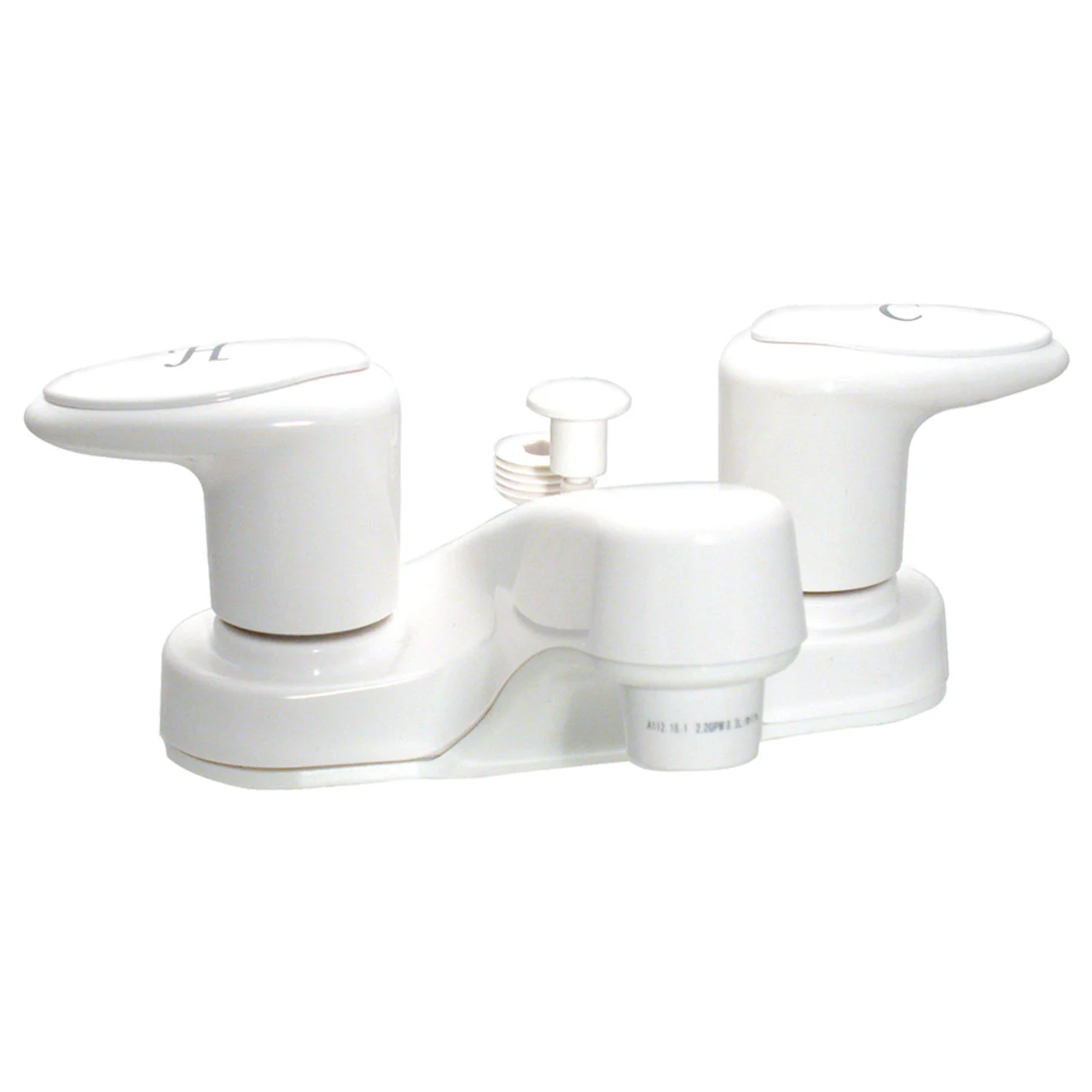 Phoenix Faucets by Valterra PF222241 Catalina Two-Handle 4" Bathroom Diverter Faucet with 2" Spout - White - PF222241