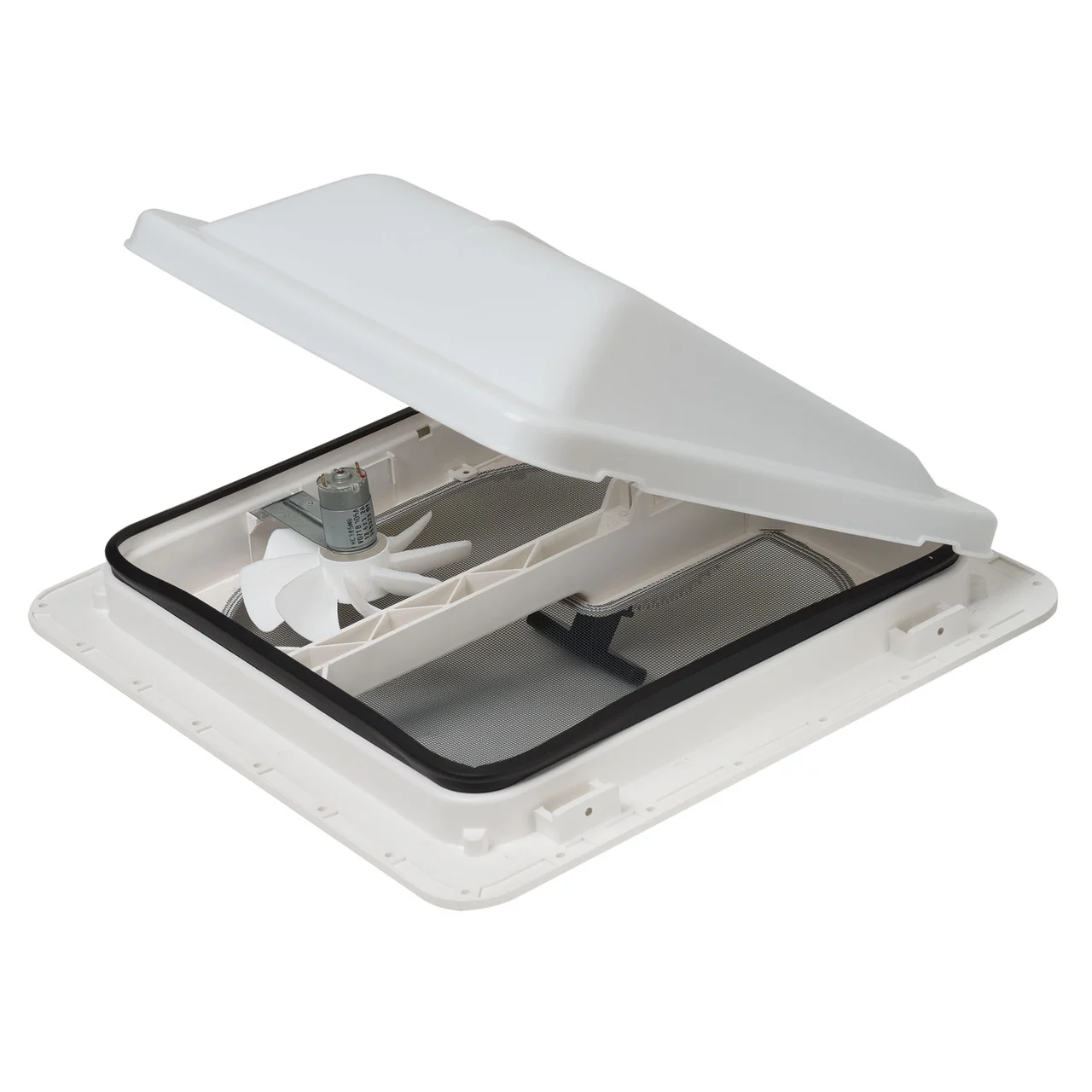 Ventline V3092-601-00 V3092 Series Non-Powered E-Z Lift Roof Ventadome with Pop-Out Screen - White - V3092-601-00
