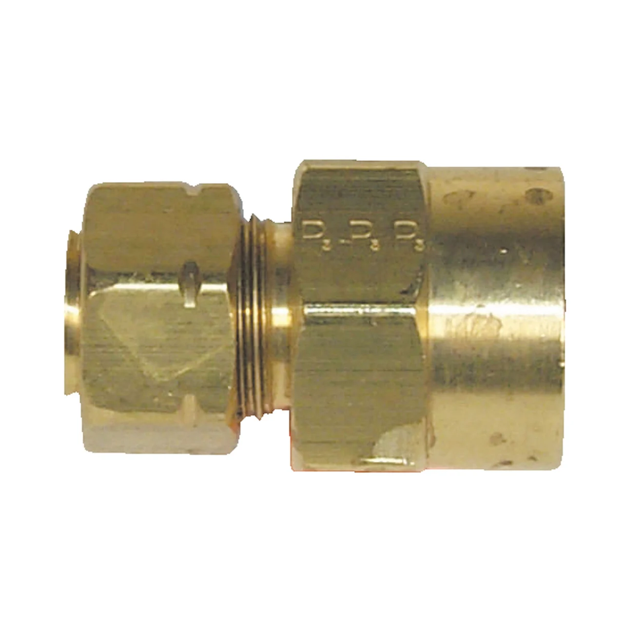 Parker 66CA-8-8 Compress-Align Brass Female Connector - 1/2" Tube x 1/2" Female NPT - 66CA-8-8 PARKER