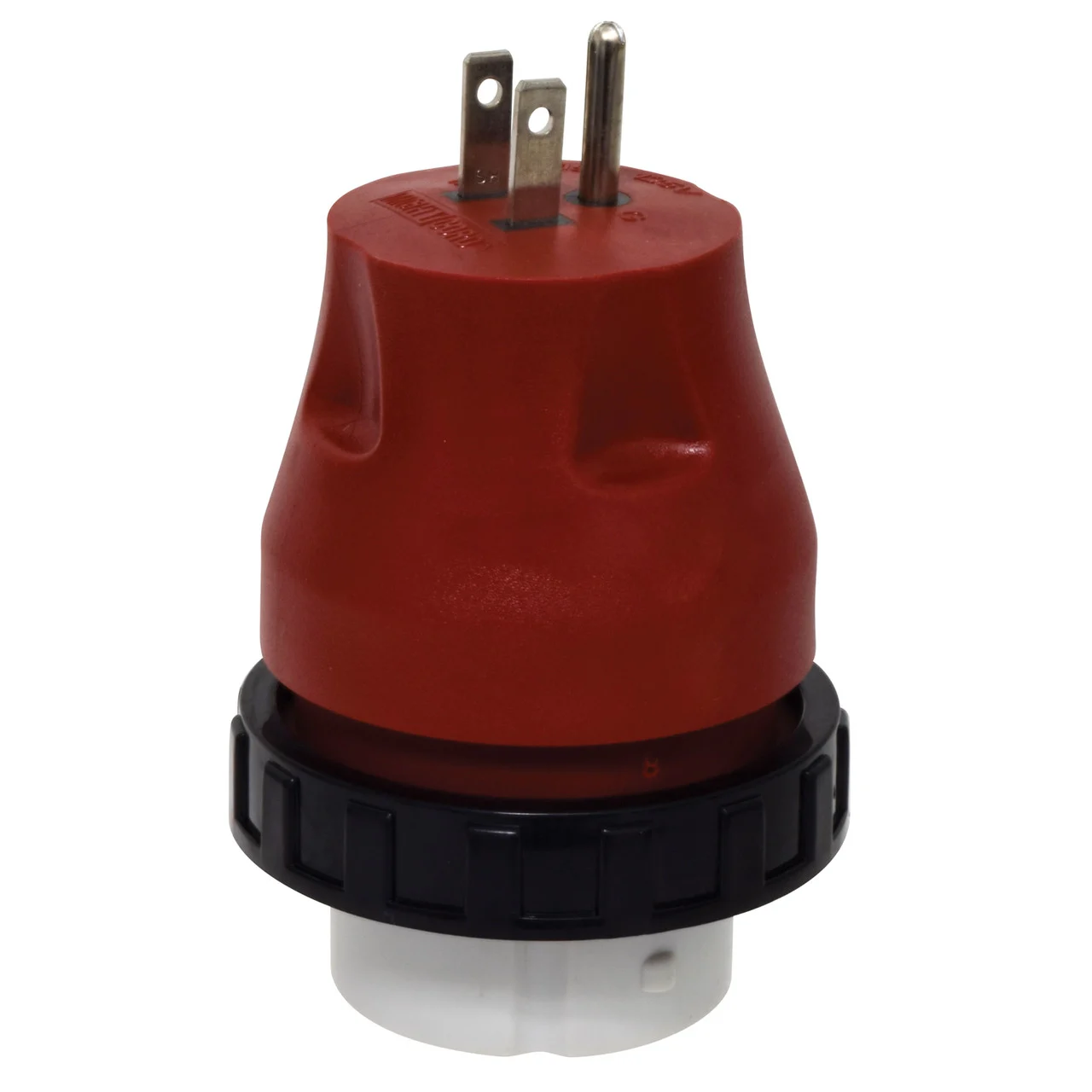 Valterra A10-1550DAVP Mighty Cord Detachable Adapter Plug - 15AM to 50AF, Red (Carded) - A10-1550DAVP