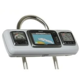 Navpod Gp1604 Systempod Pre-Cut F/Raymarine E7/E7d & 2 Instruments F/9.5" Wide Guard