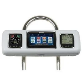 Navpod Gp1605 Systempod Pre-Cut F/Raymarine A75/A77/A78 & 2 Instruments F/9.5" Wide Guard