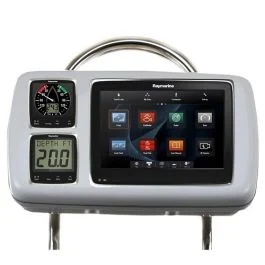 Navpod Gp2080-14 Systempod Pre-Cut F/Raymarine A95/A97/A98 & 2 Instruments F/12" Wide Guard