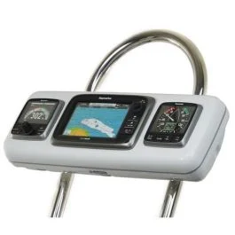 Navpod Gp2604 Systempod Pre-Cut F/Raymarine E7/E7d & 2 Instruments F/12" Wide Guard