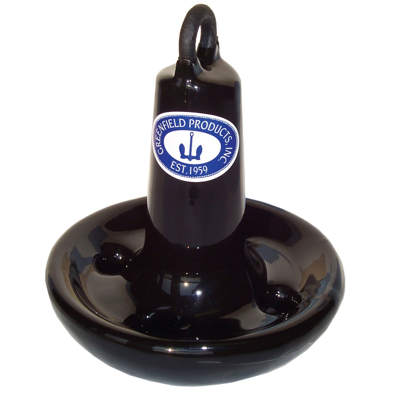 Greenfield 508B Vinyl Coated Mushroom Anchor - Black, 8 lb. - 508B