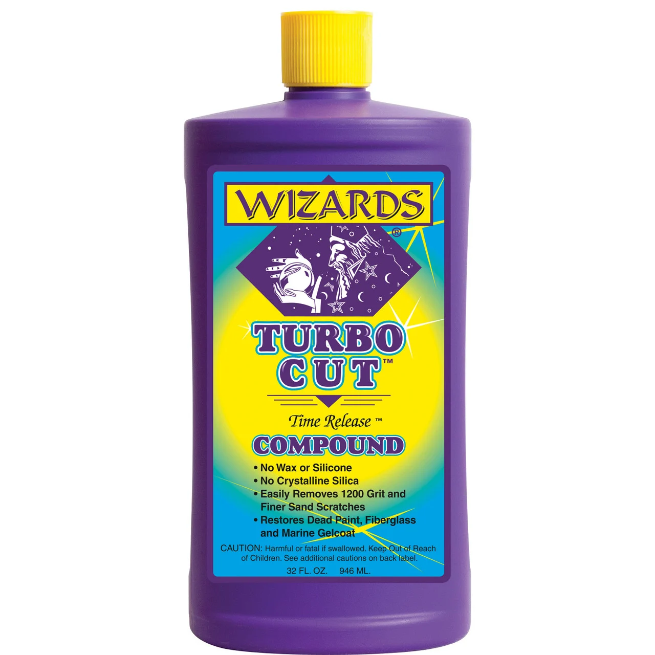 Wizards 11044 Turbo Cut Compound - 32 oz. - 11044