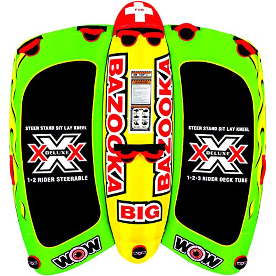 Wow Watersports 13-1010 Big Bazooka Towable 4 Rider - 13-1010