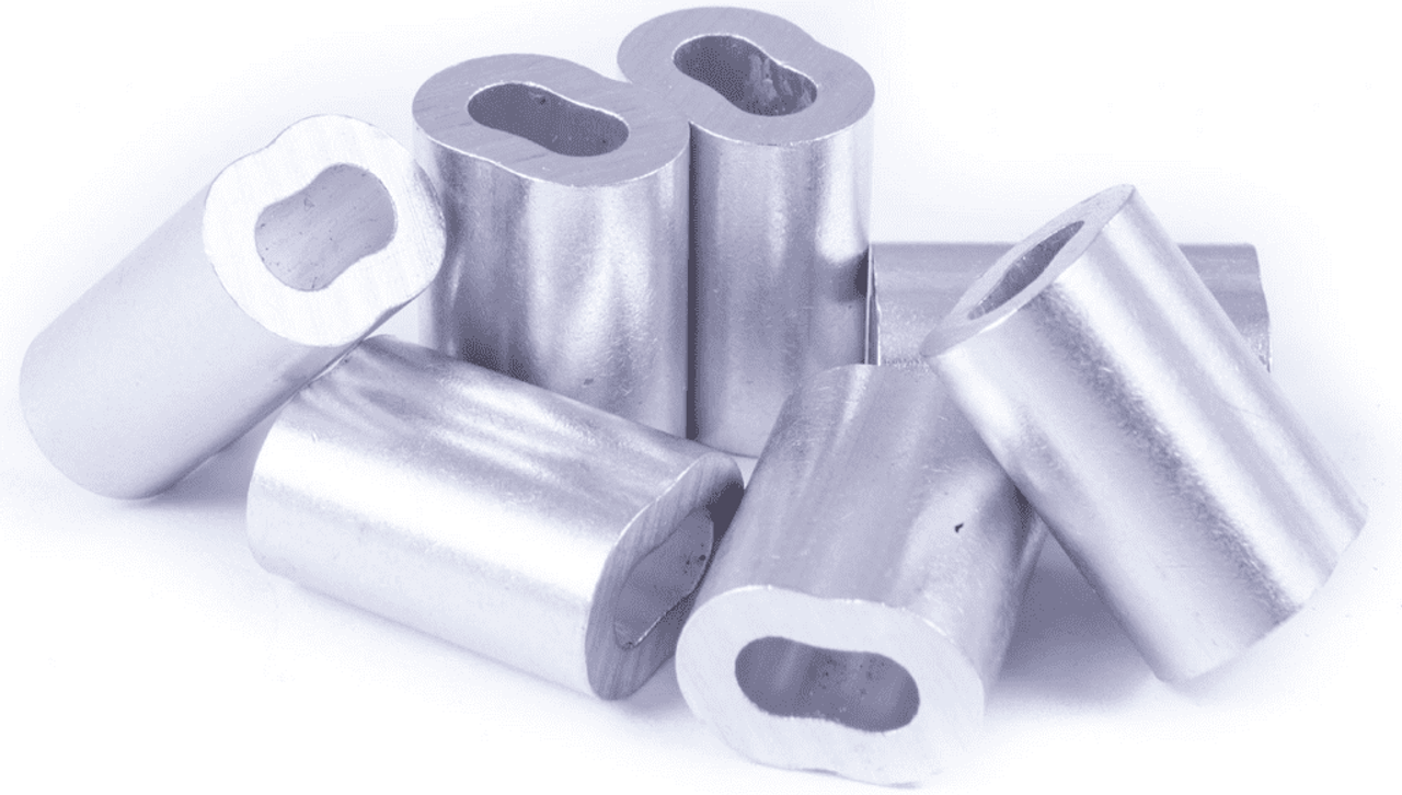 Sea Sure 4mm Aluminium Ferrules (188-5-VP)