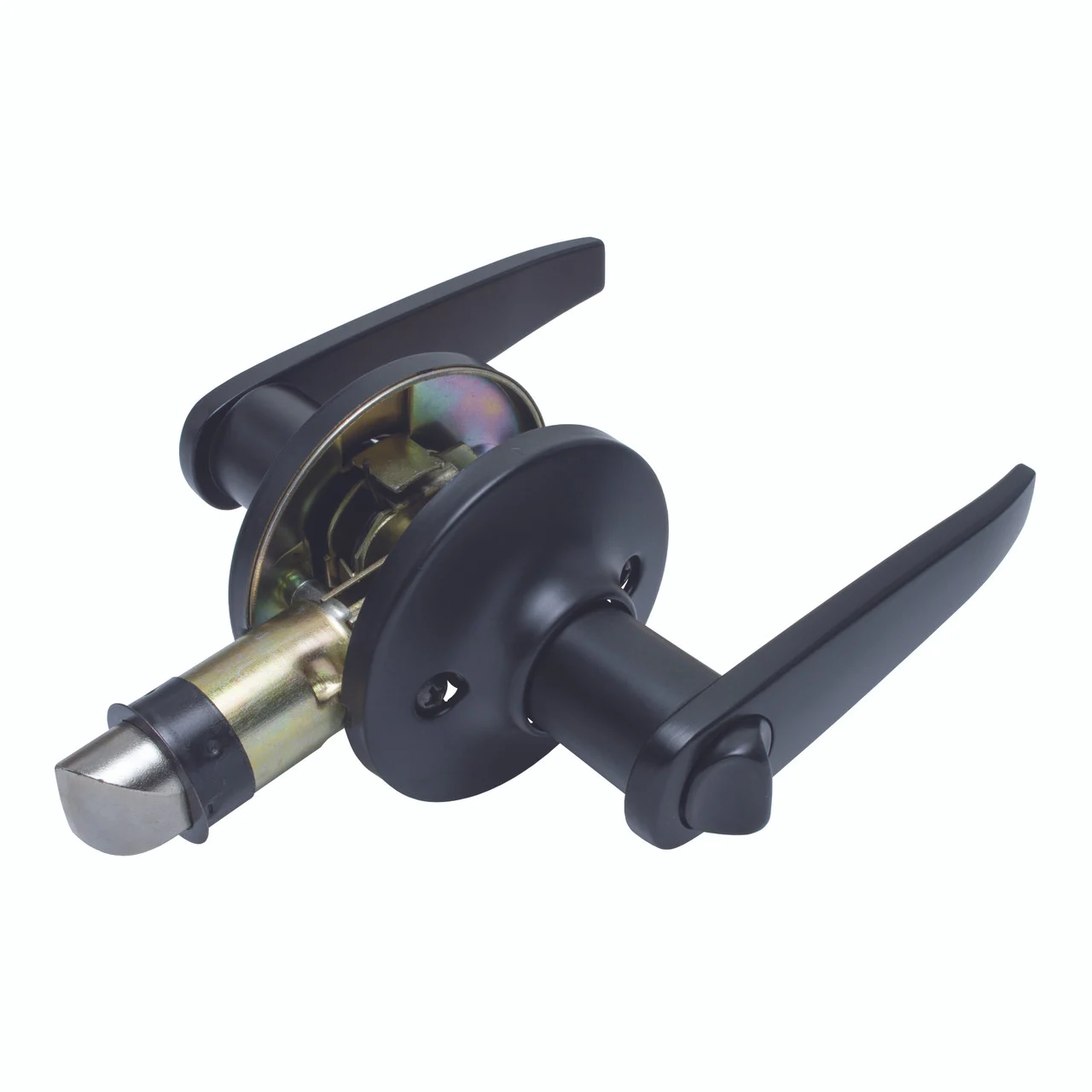 Creative Products Group LSL-707PV-MB Locking Leverset - Matte Black - LSL-707PV-MB