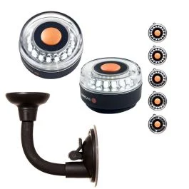 Navisafe Portable Navilight 360 Degree 2nm - White W/Bendable Suction Cup Mount