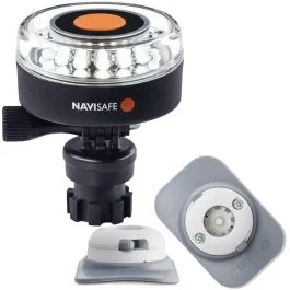 Navisafe Navilight 360 Degree 2nm White W/Navimount Base & Rib Mount - White